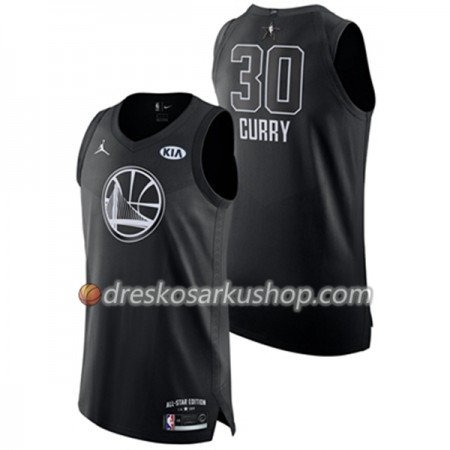 Muški NBA Dres Golden State Warriors Stephen Curry 30 2018 All-Star Jordan Brand Crna Swingman